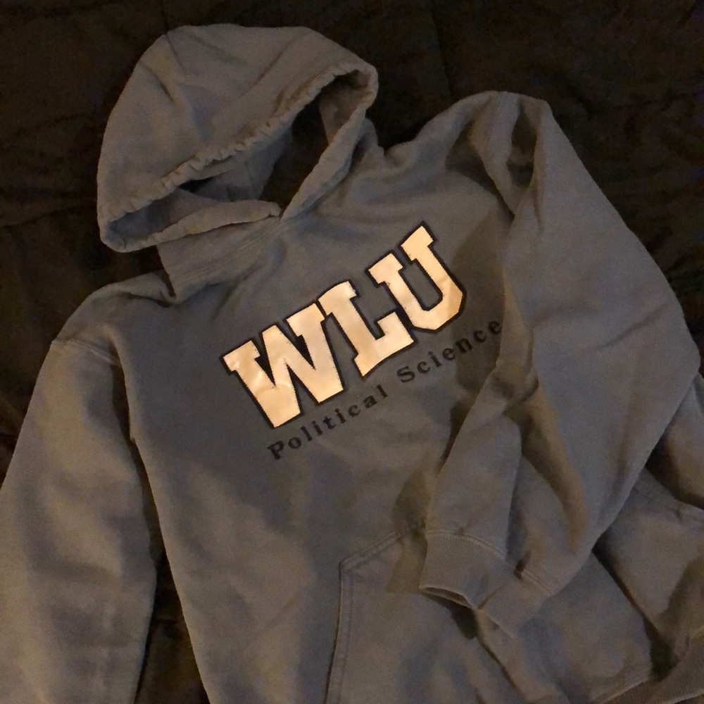 WLU political science hoodie